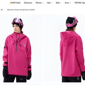 Women's Insnow Anorak Snow Hoodie